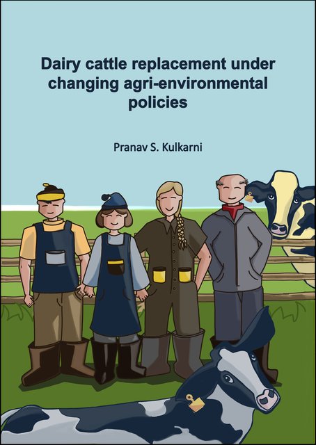 Cover of the PhD thesis Dairy cattle replacement under changing agri-environmental policies